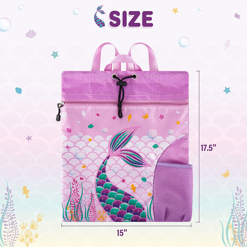 Mermaid gym hnab